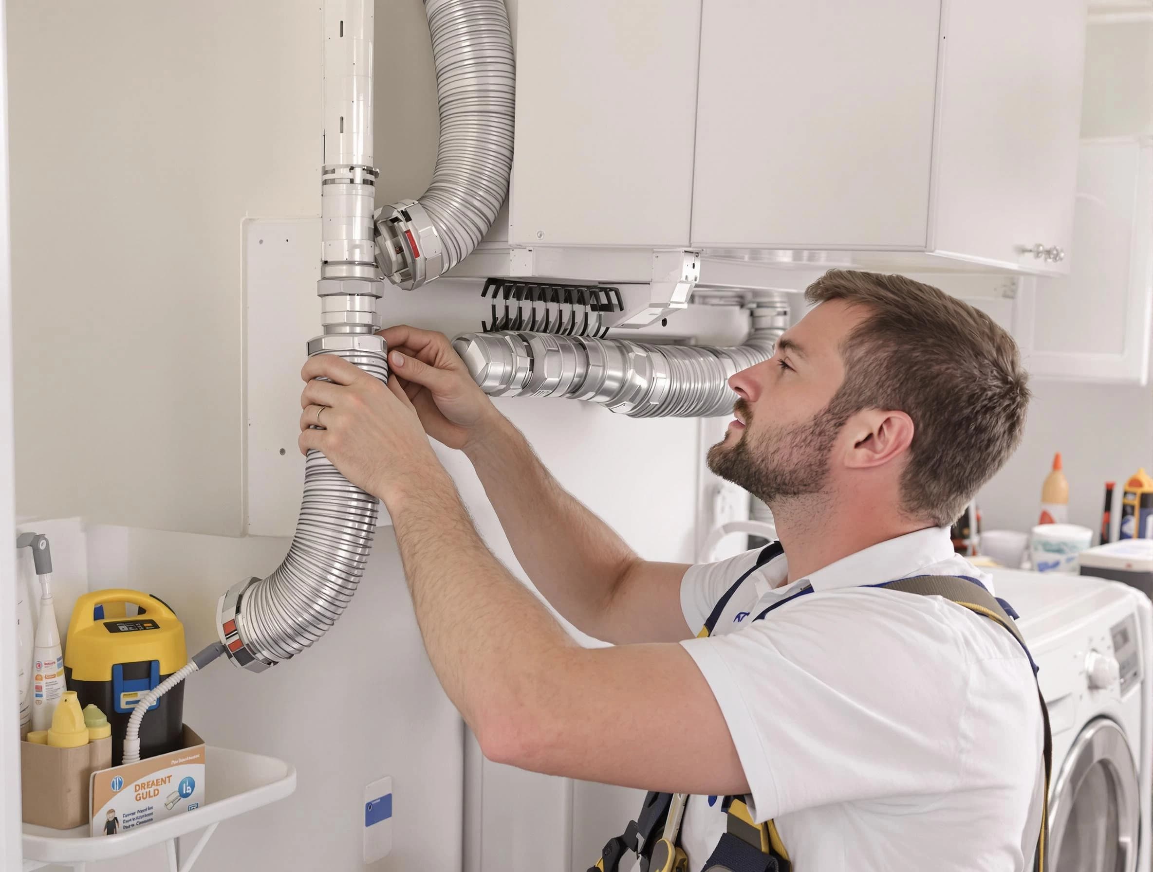 Professional dryer vent repair and installation by Tyrone Dryer Vent Cleaning in Tyrone