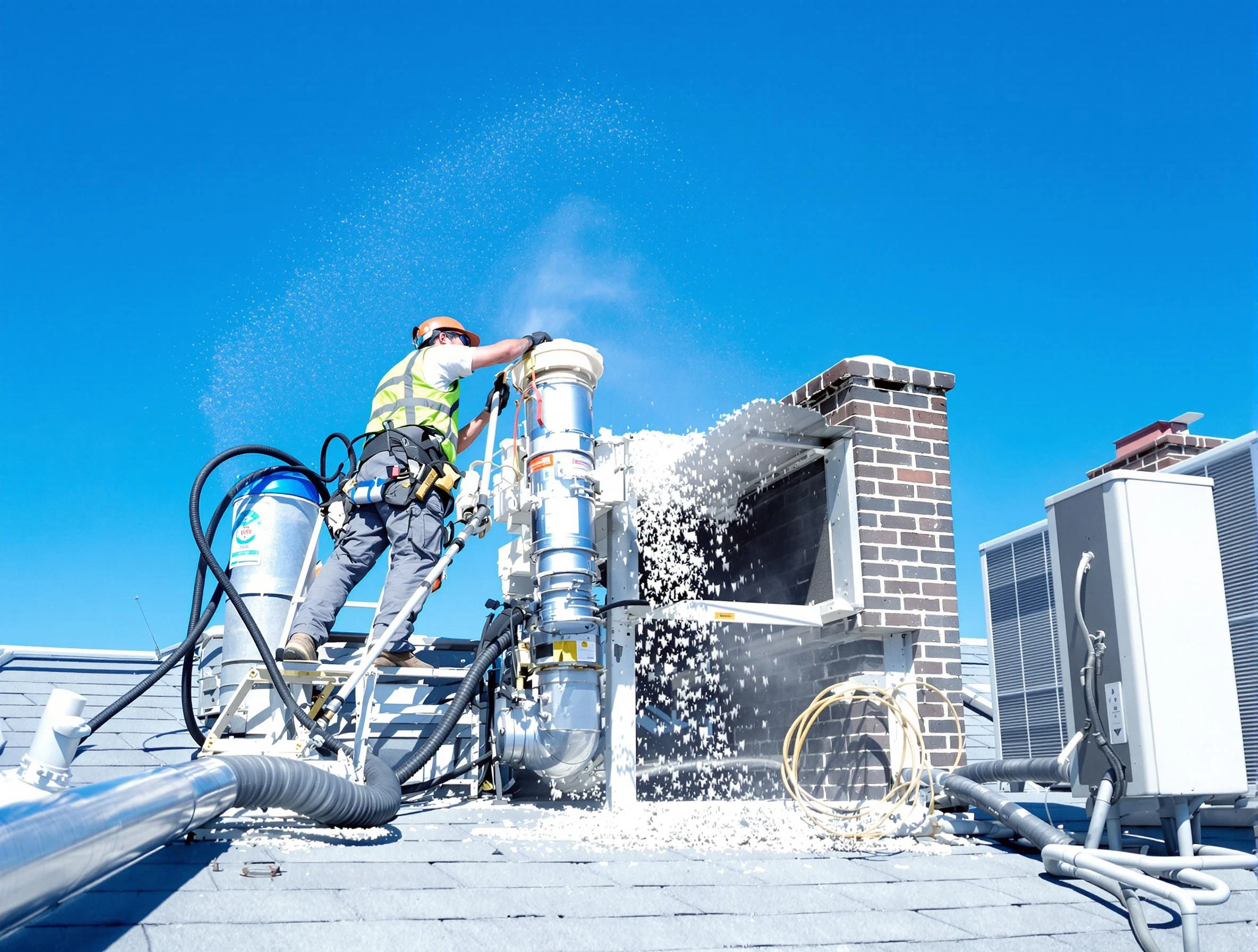 Expert roof dryer vent cleaning by Tyrone Dryer Vent Cleaning in Tyrone
