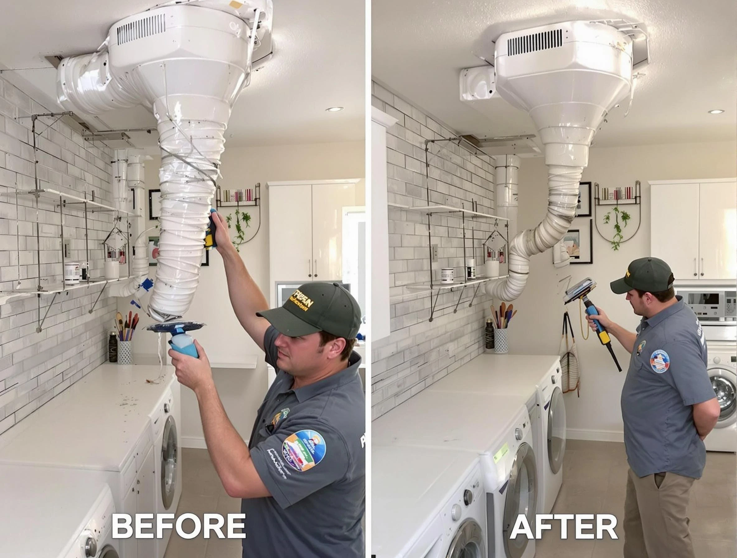 Professional dryer exhaust vent cleaning by Tyrone Dryer Vent Cleaning in Tyrone