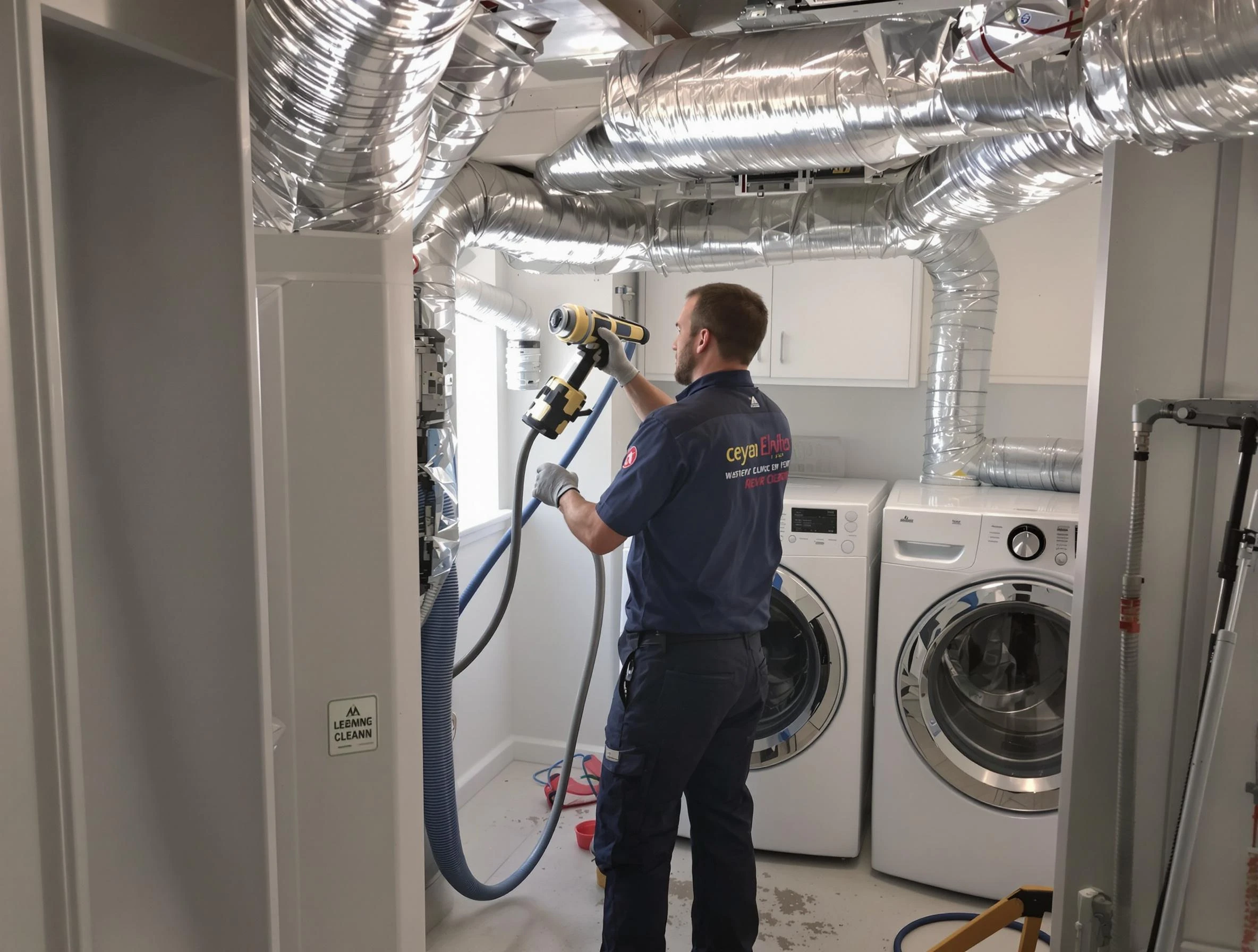 Tyrone Dryer Vent Cleaning specialist using advanced equipment for thorough duct cleaning in Tyrone