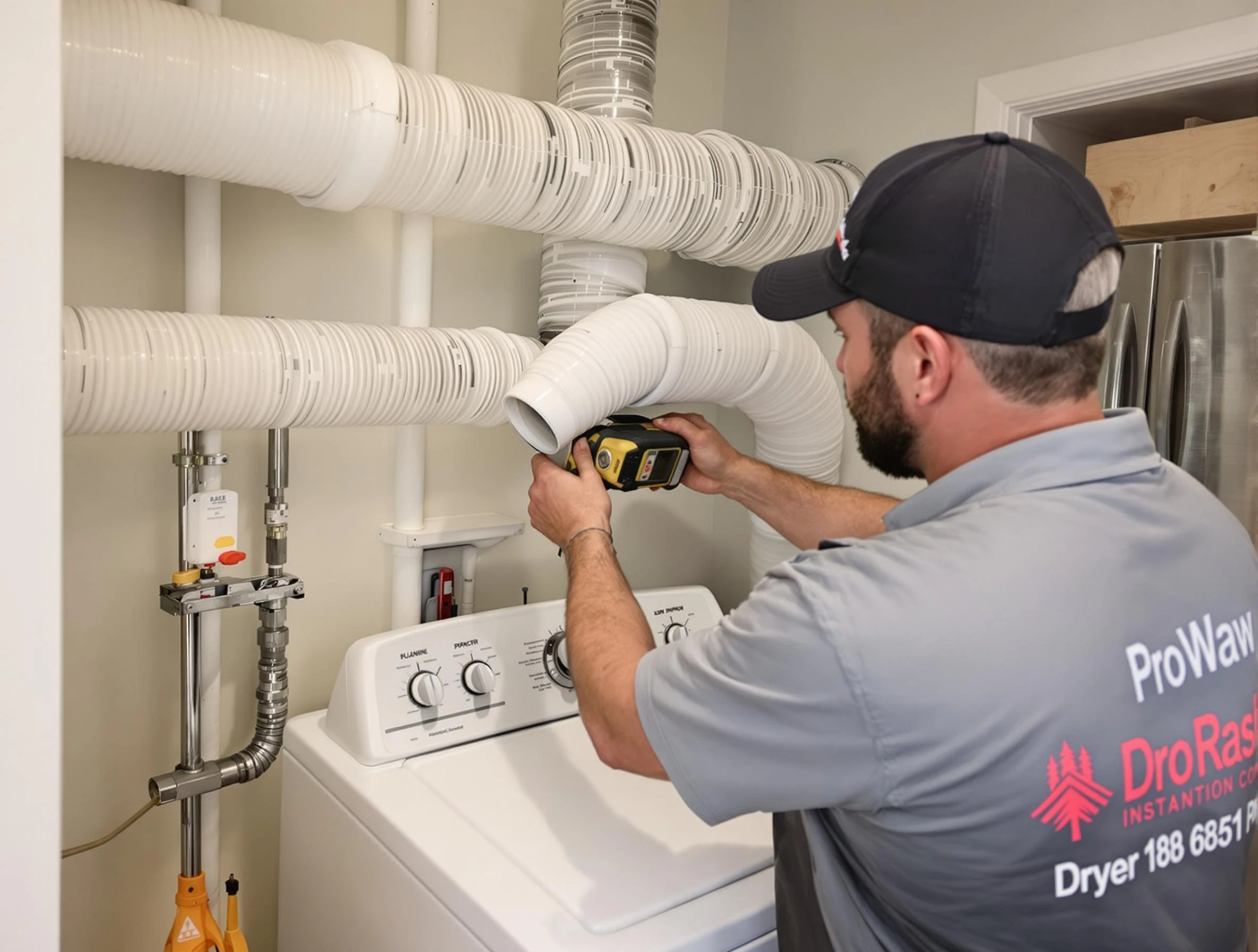 Professional dryer vent hose installation by Tyrone Dryer Vent Cleaning in Tyrone