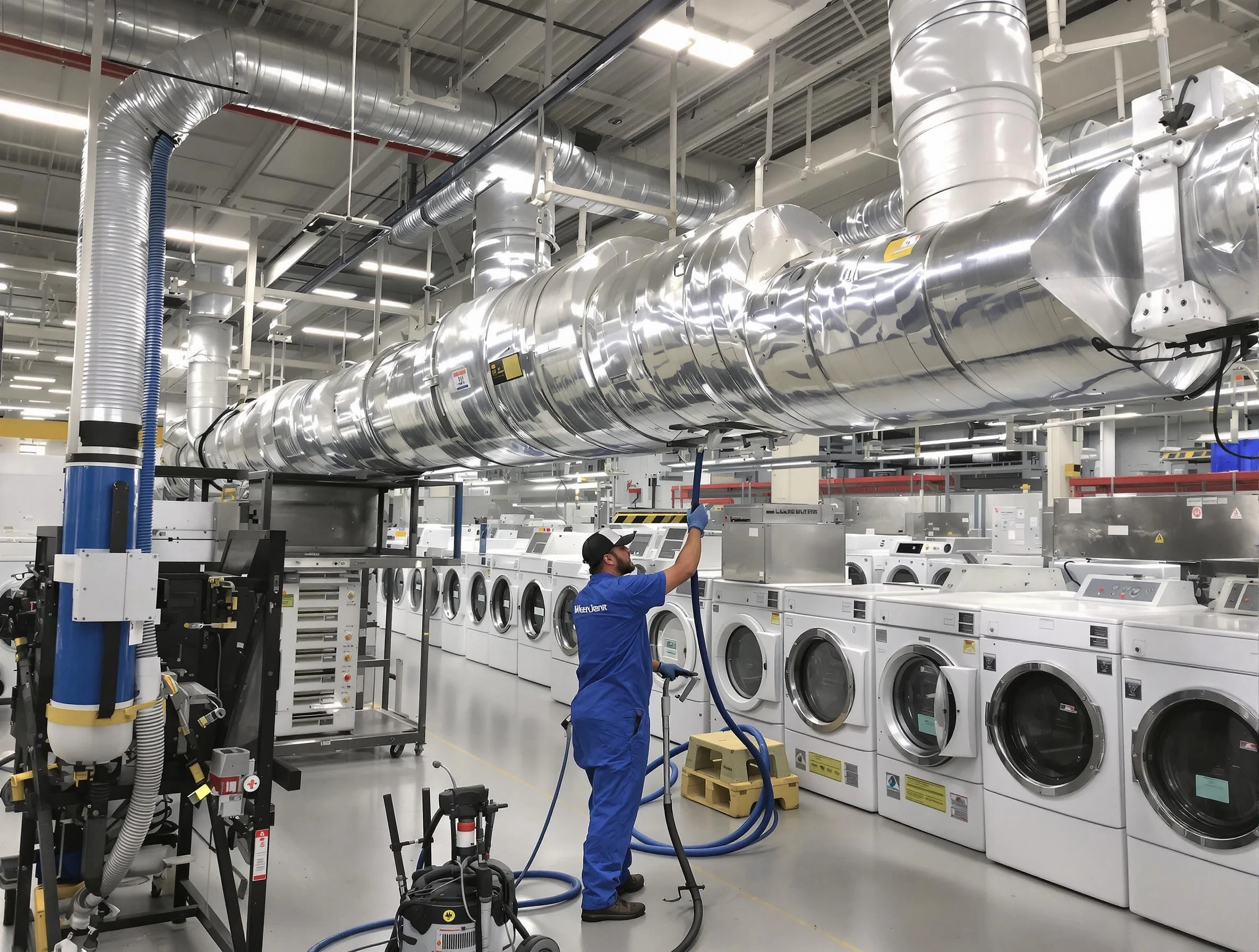 Tyrone Dryer Vent Cleaning team performing heavy-duty industrial dryer vent cleaning in Tyrone